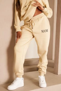 Fashion Nova Family Goals Women's Mami Jogger - Tan Matching Separates