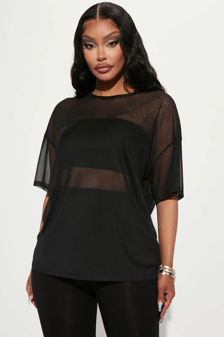 Fashion Nova Legging Sets Nice And Clear 3 Piece Legging Set - Black