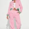 Fashion Nova Just Too Chill Pant Set - Pink