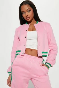 Fashion Nova Just Too Chill Pant Set - Pink