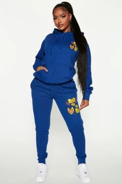 Fashion Nova Matching Separates Light Up My Life Jogger - Royal
