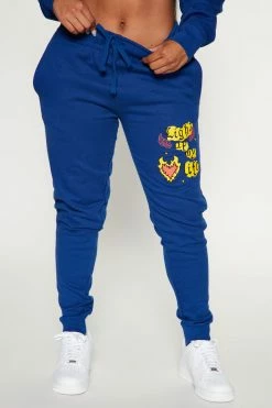 Fashion Nova Matching Separates Light Up My Life Jogger - Royal