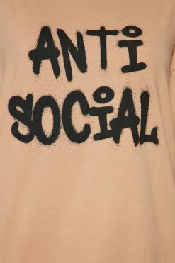 Fashion Nova Legging Sets The Anti Social Legging Set - Taupe