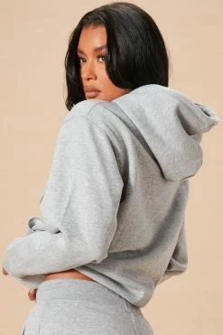 Fashion Nova Matching Separates Stole Your Boyfriend's Oversized Hoodie - Heather Grey