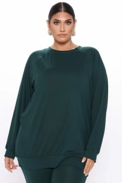 Fashion Nova Legging Sets Kick Back Legging Set - Hunter