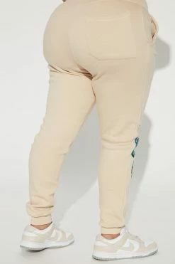 Fashion Nova Stay Lifted Butterfly Jogger Pant - Sand Matching Separates
