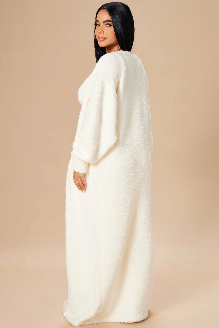 Fashion Nova Living In It 3 Piece Legging Set - Ivory Legging Sets