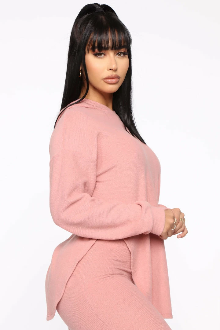 Fashion Nova Cutting Corners Legging Set - Mauve Legging Sets