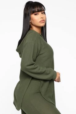 Fashion Nova Legging Sets Cutting Corners Legging Set - Olive