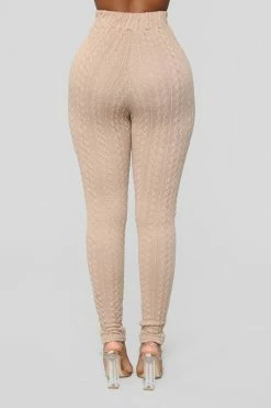 Fashion Nova Mountain Dreams Pant Set - Taupe Legging Sets