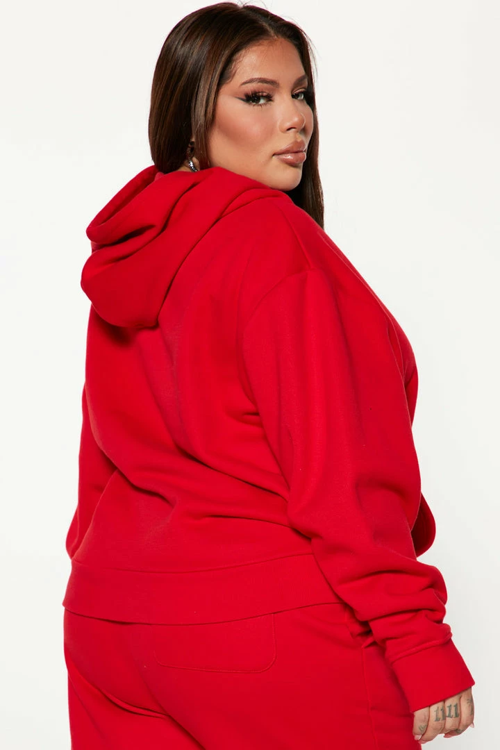 Fashion Nova Family Goals Women's Mami Hoodie - Red Matching Separates