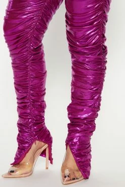 Fashion Nova The Highlight Of Your Night Pant Set - Purple