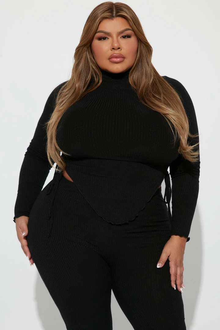 Fashion Nova Legging Sets Genesis Legging Set - Black