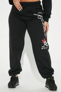 Fashion Nova Minnie Mouse Jogger Pant - Black Matching Separates