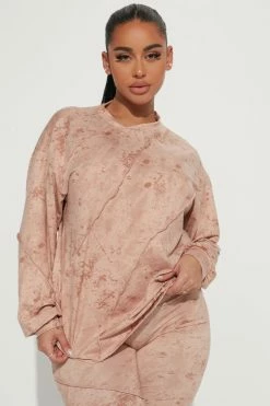 Fashion Nova Here With Chelsea Legging Set - Mauve