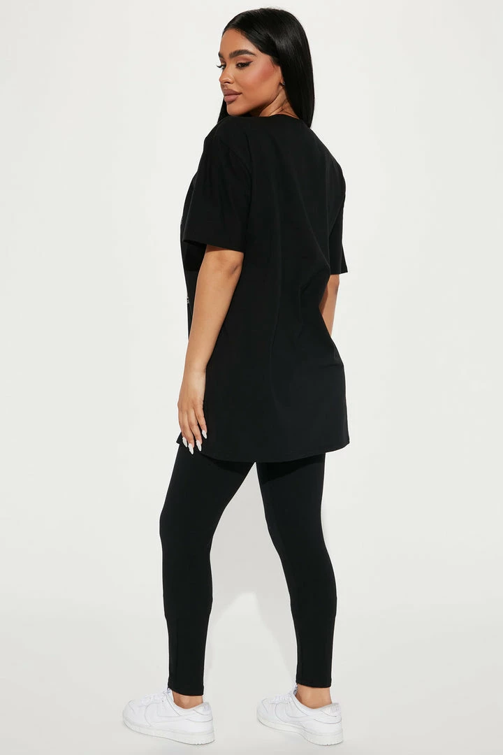 Fashion Nova Legging Sets Hot Rod Legging Set - Black