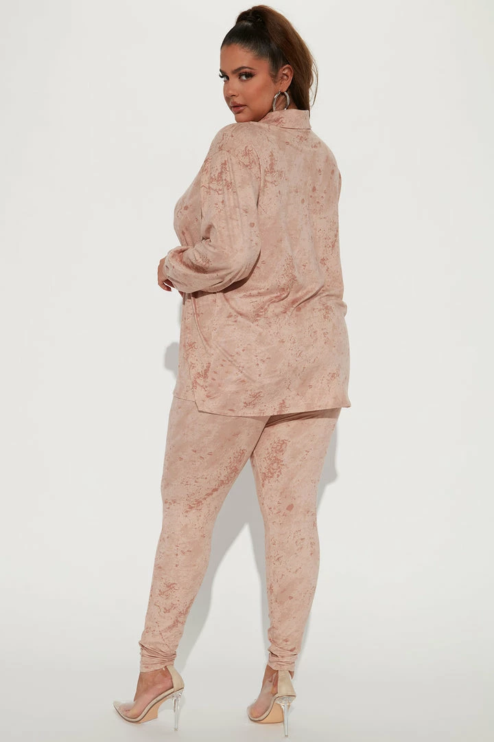 Fashion Nova Chelsea Vibes Legging Set - Taupe