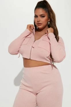 Fashion Nova Ready For The Weekend Pant Set - Pink