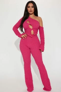 Fashion Nova Matching Separates Cloud Nine Top - Fuchsia