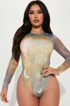 Fashion Nova Always Lucky Legging Set - Mustard/combo