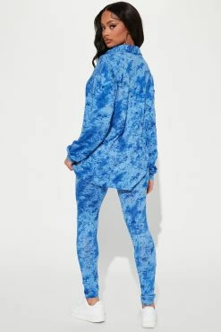 Fashion Nova Legging Sets Chelsea Vibes Legging Set - Royal