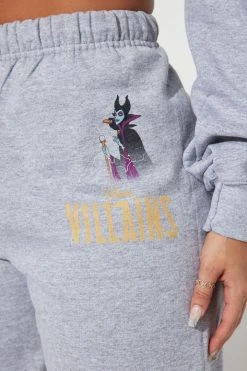 Fashion Nova Disney Villains Jogger Pant - Grey Matching Separates