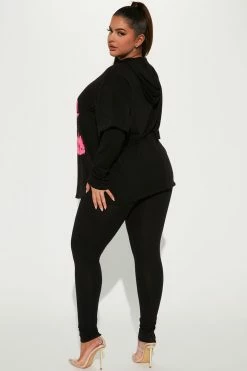 Fashion Nova I'm Expensive Legging Set - Black