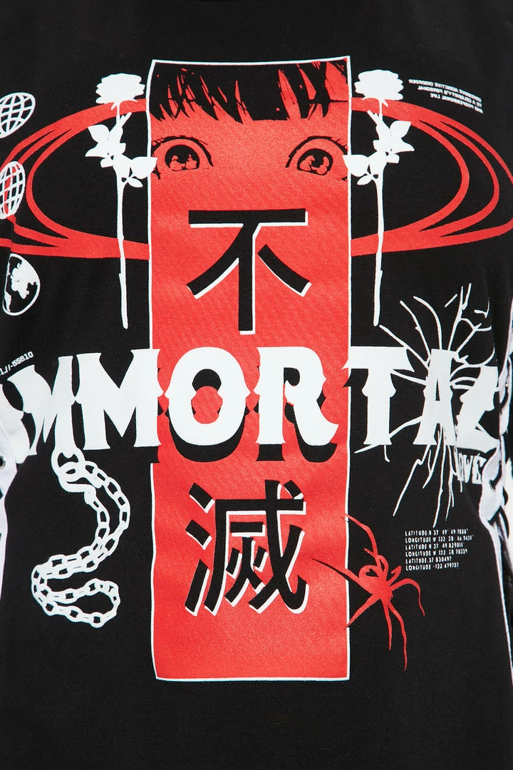 Fashion Nova Immortal Love Legging Set - Black