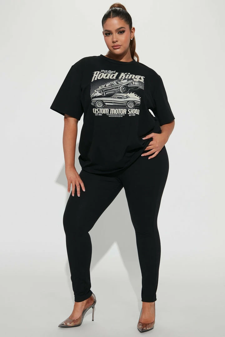 Fashion Nova Legging Sets Hot Rod Legging Set - Black