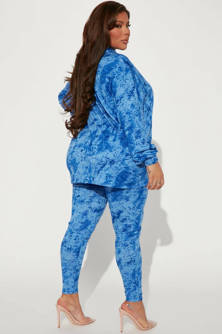 Fashion Nova Legging Sets Chelsea Vibes Legging Set - Royal