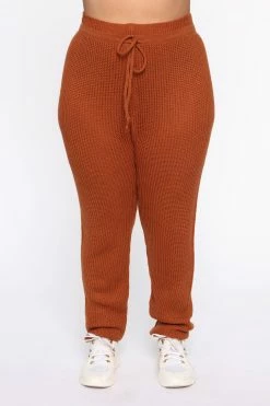 Fashion Nova In A Knit Sweater Set - Rust