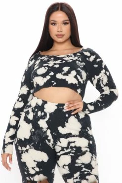 Fashion Nova Best Of Both Worlds Legging Set - Black/combo