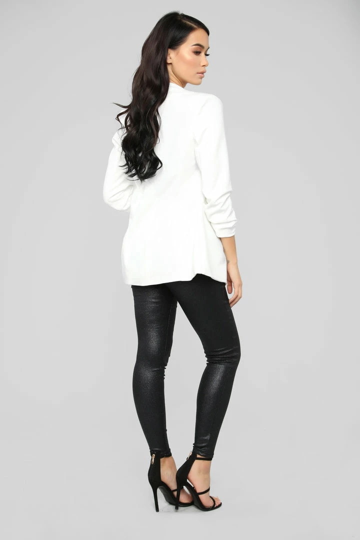 Fashion Nova The Celine Blazer - Ivory Matching Separates