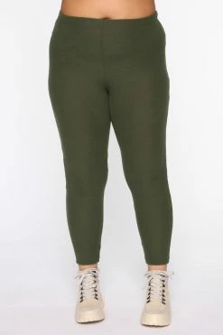 Fashion Nova Legging Sets Cutting Corners Legging Set - Olive