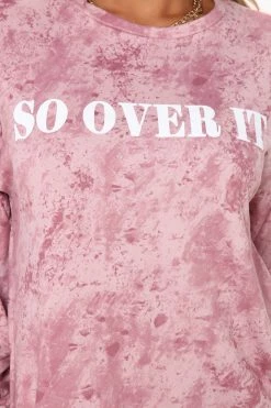 Fashion Nova Chillin Legging Set - Mauve