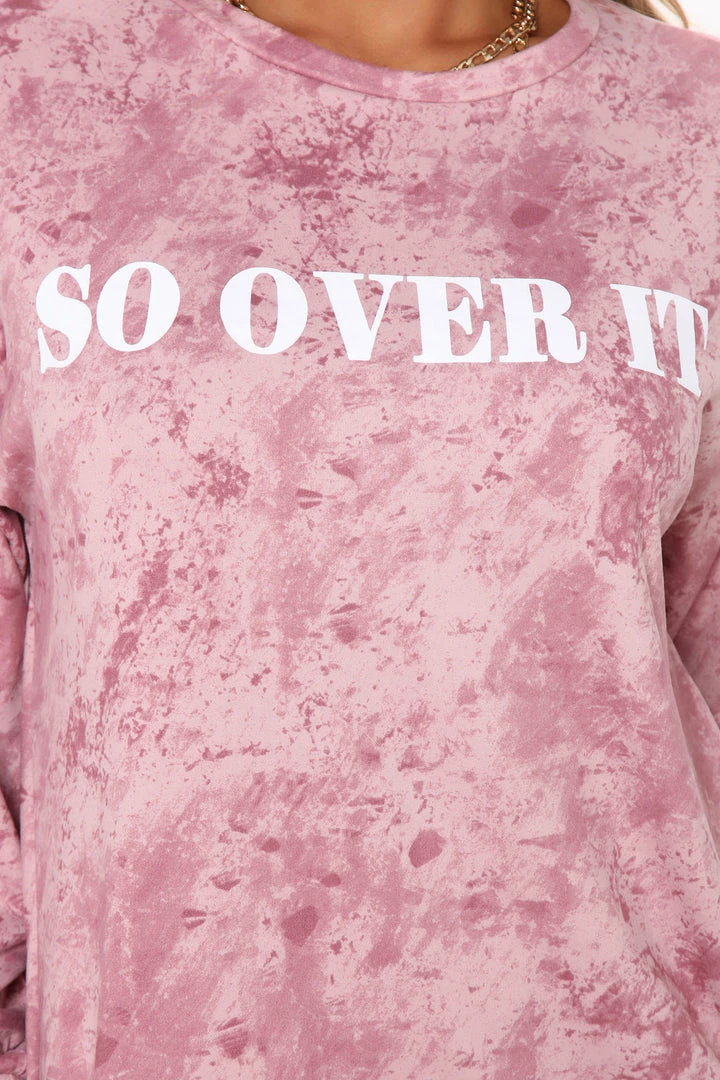 Fashion Nova Chillin Legging Set - Mauve