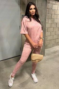 Fashion Nova Legging Sets Chelsea Legging Set - Pink