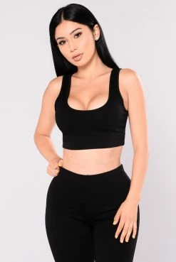 Fashion Nova Bondoc Biker Short Set - Black