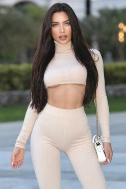 Fashion Nova Legging Sets Riley Snatched Legging Set - Cream
